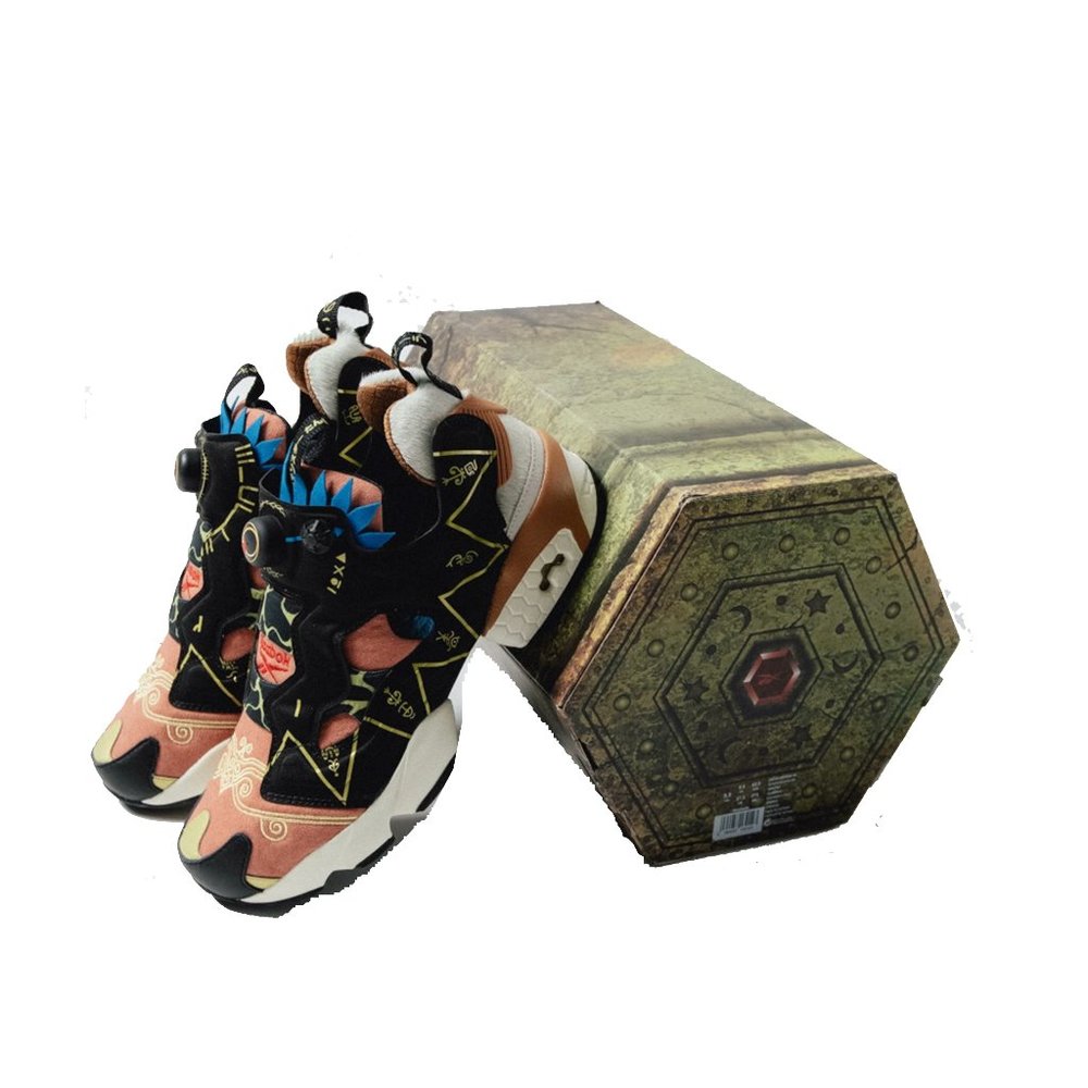 REEBOK MEN'S  X POWER RANGERS INSTAPUMP FURY 94 CASUAL SHOES